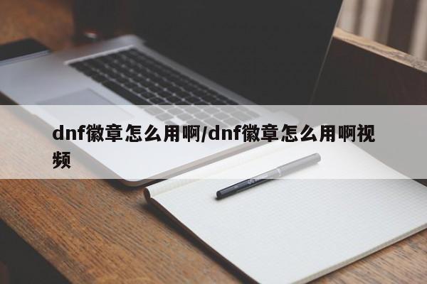 dnf徽章怎么用啊/dnf徽章怎么用啊视频