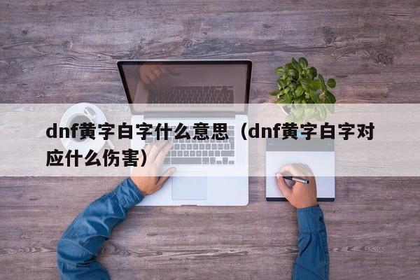 dnf黄字白字什么意思（dnf黄字白字对应什么伤害）